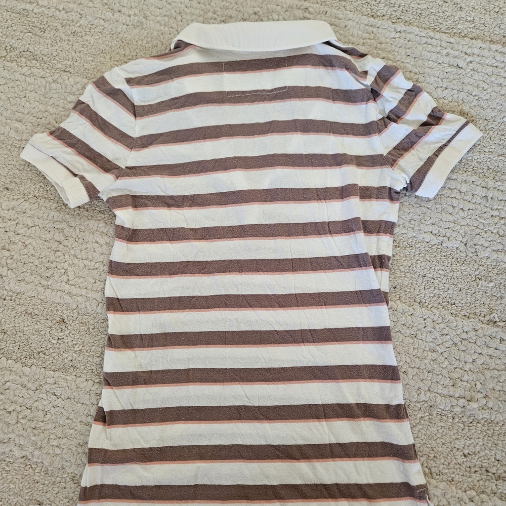 Aeropostale Striped Polo Shirt